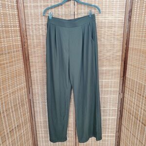 ☆ Halara Brown High Waist Wide Leg Knit Pants with Pockets Size Medium
